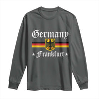 Germany Frankfurt Long Sleeve Shirt Retro Vintage German Flag Tourist Souvenir Gift - Wonder Print Shop