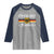 Germany Frankfurt Raglan Shirt Retro Vintage German Flag Tourist Souvenir Gift - Wonder Print Shop