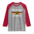 Germany Frankfurt Raglan Shirt Retro Vintage German Flag Tourist Souvenir Gift - Wonder Print Shop