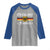 Germany Frankfurt Raglan Shirt Retro Vintage German Flag Tourist Souvenir Gift - Wonder Print Shop