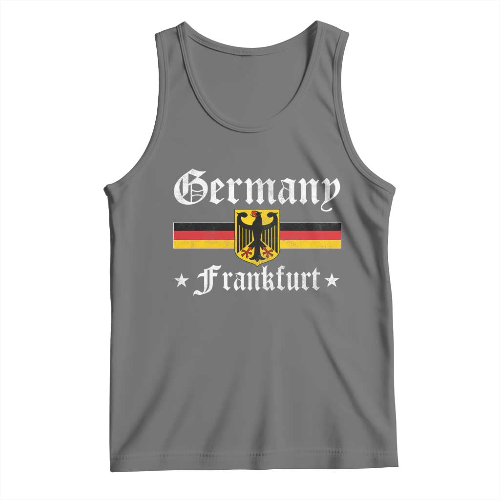 Germany Frankfurt Tank Top Retro Vintage German Flag Tourist Souvenir Gift - Wonder Print Shop