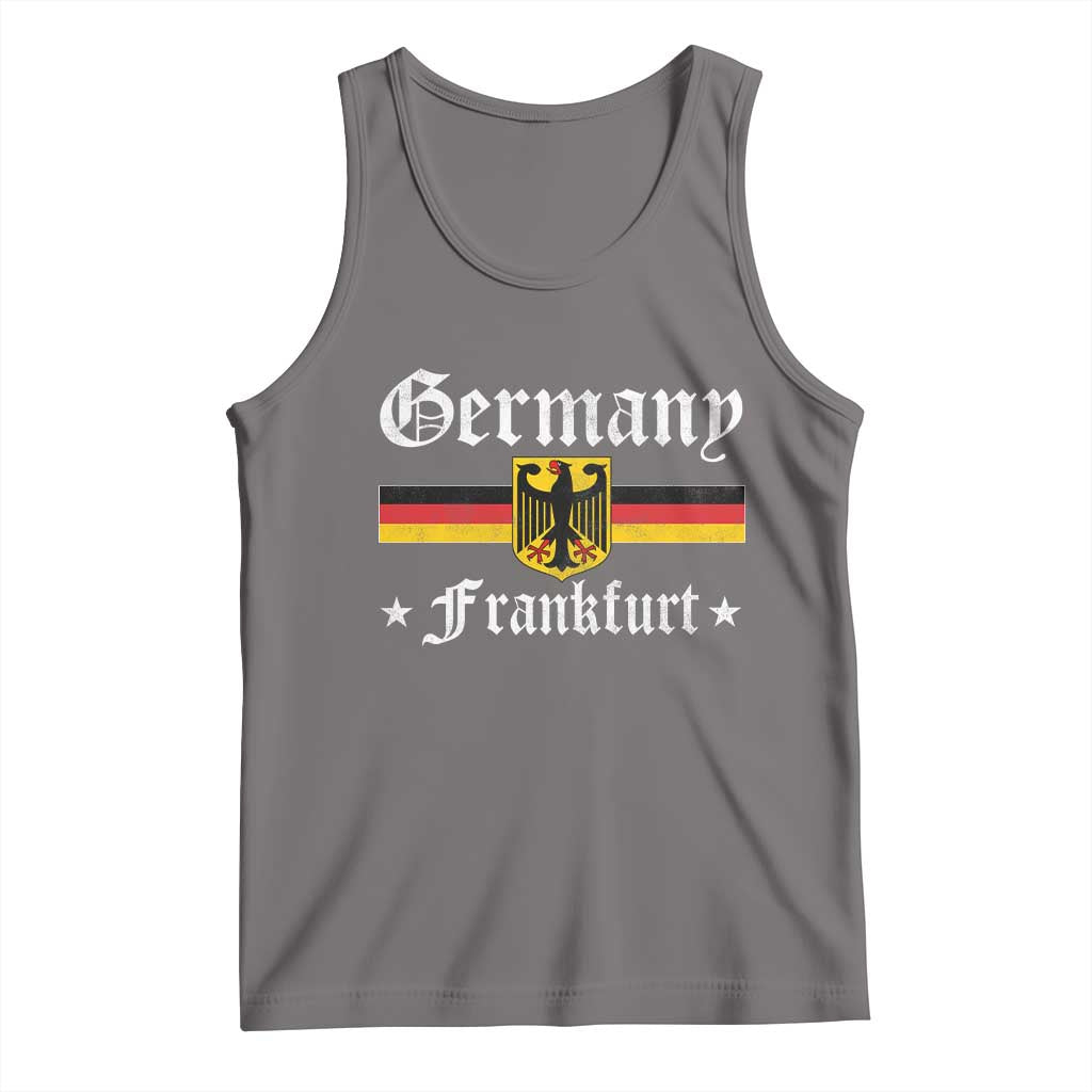 Germany Frankfurt Tank Top Retro Vintage German Flag Tourist Souvenir Gift - Wonder Print Shop
