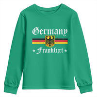 Germany Frankfurt Youth Sweatshirt Retro Vintage German Flag Tourist Souvenir Gift - Wonder Print Shop