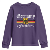 Germany Frankfurt Youth Sweatshirt Retro Vintage German Flag Tourist Souvenir Gift - Wonder Print Shop