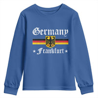 Germany Frankfurt Youth Sweatshirt Retro Vintage German Flag Tourist Souvenir Gift - Wonder Print Shop