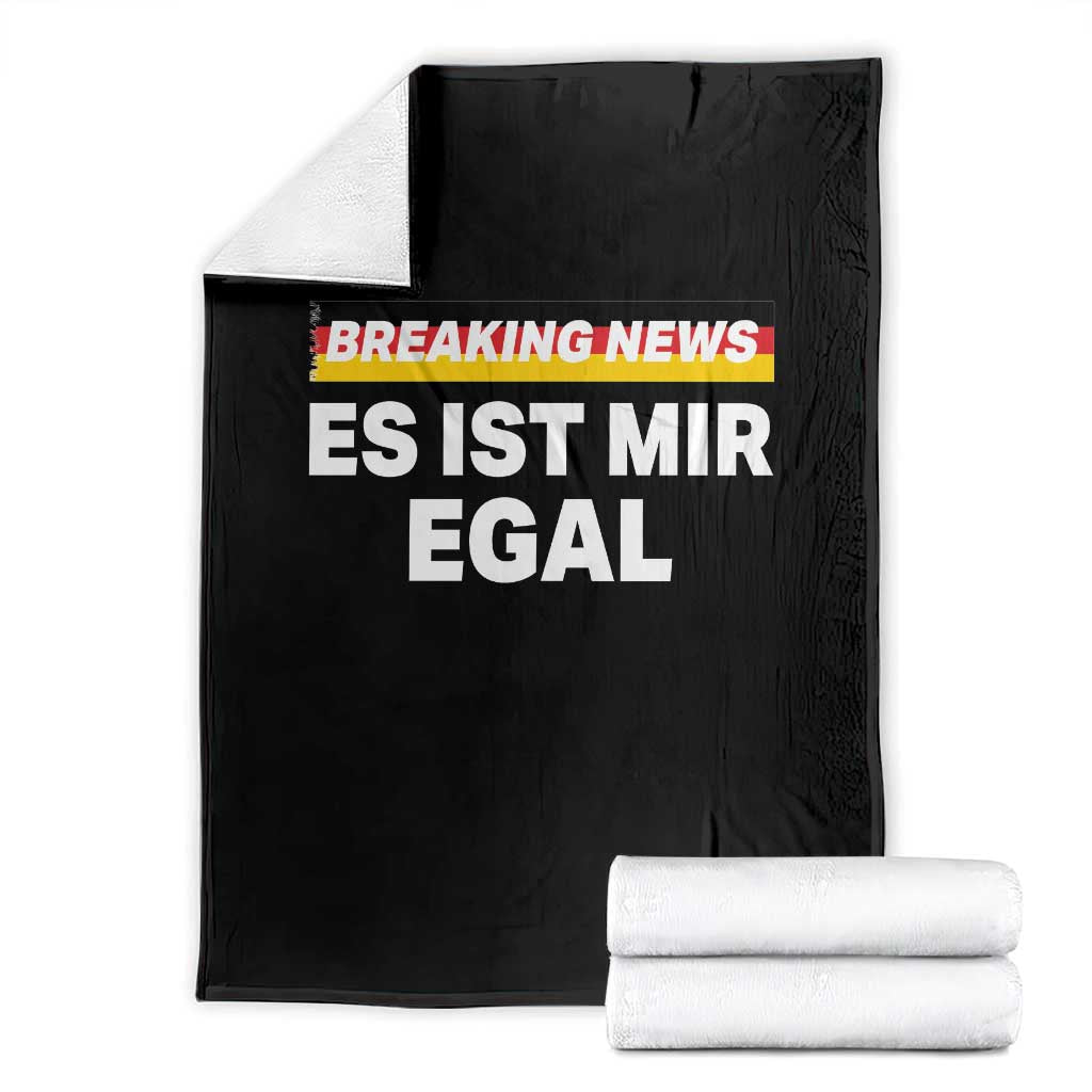Funny German Saying Throw Blanket Sarcastic Humor Meme Es Ist Mir Egal Germany Flag - Wonder Print Shop