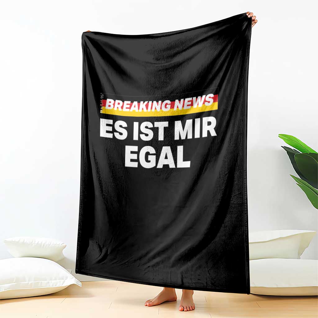 Funny German Saying Throw Blanket Sarcastic Humor Meme Es Ist Mir Egal Germany Flag - Wonder Print Shop