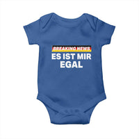 Funny German Saying Baby Onesie Sarcastic Humor Meme Es Ist Mir Egal Germany Flag - Wonder Print Shop