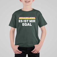Funny German Saying T Shirt For Kid Sarcastic Humor Meme Es Ist Mir Egal Germany Flag - Wonder Print Shop