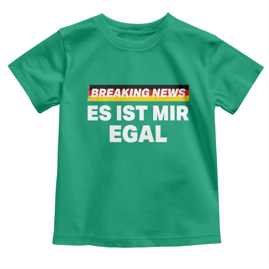 Funny German Saying Toddler T Shirt Sarcastic Humor Meme Es Ist Mir Egal Germany Flag - Wonder Print Shop