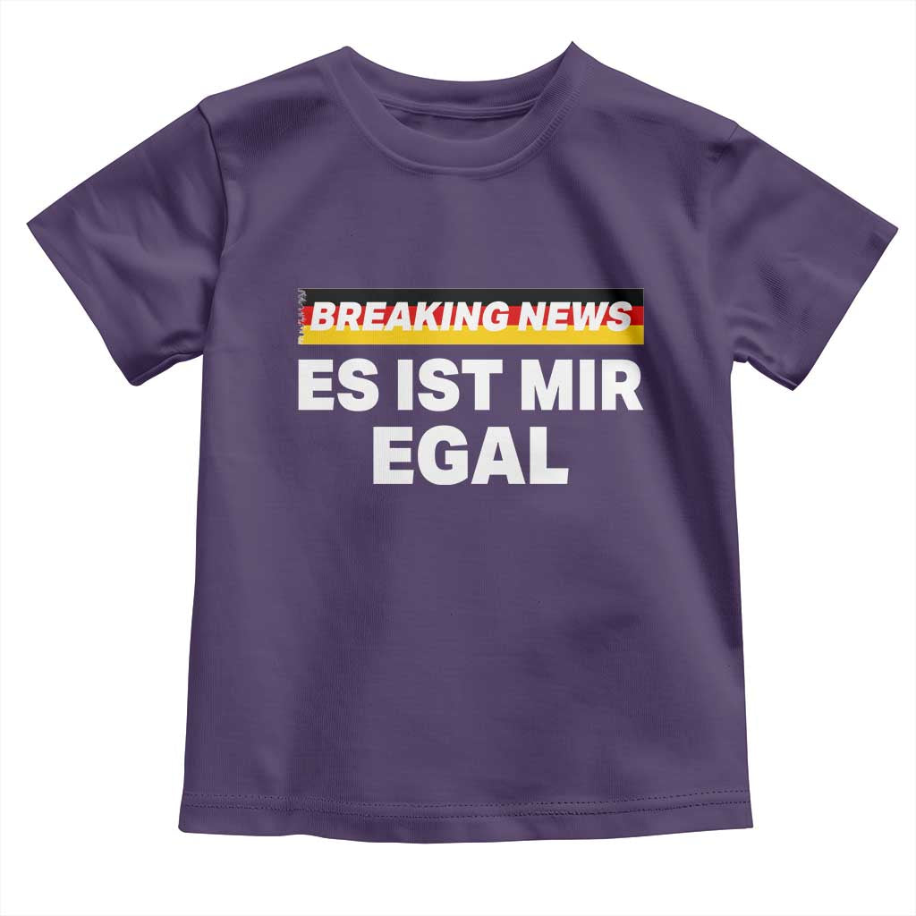 Funny German Saying Toddler T Shirt Sarcastic Humor Meme Es Ist Mir Egal Germany Flag - Wonder Print Shop