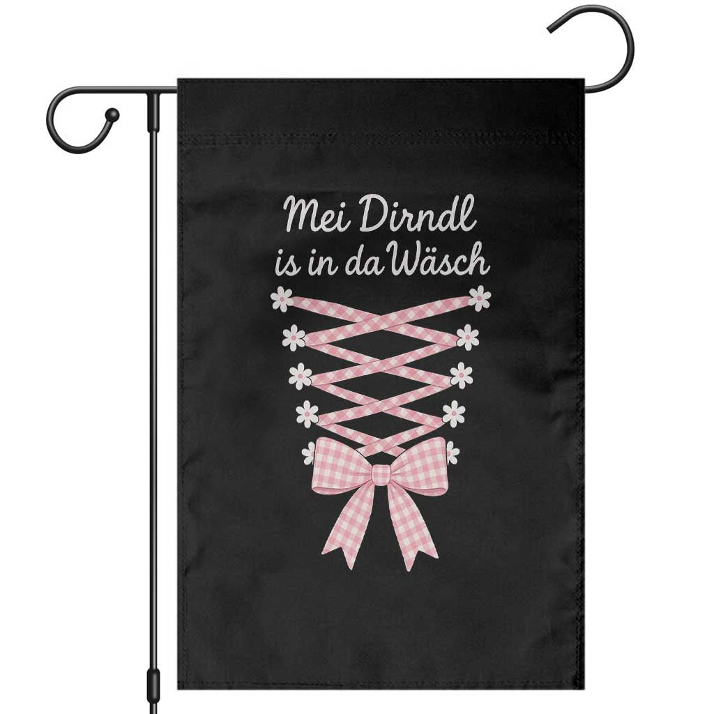 Oktoberfest Dirndl Costume Garden Flag Funny German Bavarian Octoberfest Festival - Wonder Print Shop