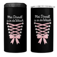 Oktoberfest Dirndl Costume 4 in 1 Can Cooler Tumbler Funny German Bavarian Octoberfest Festival - Wonder Print Shop