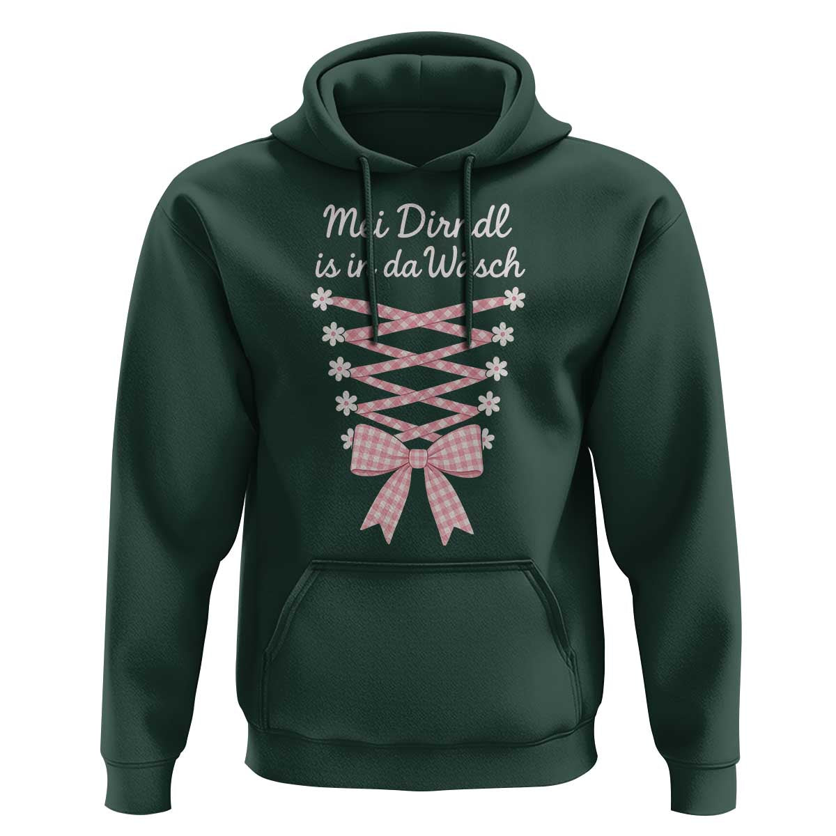 Oktoberfest Dirndl Costume Hoodie Funny German Bavarian Octoberfest Festival - Wonder Print Shop