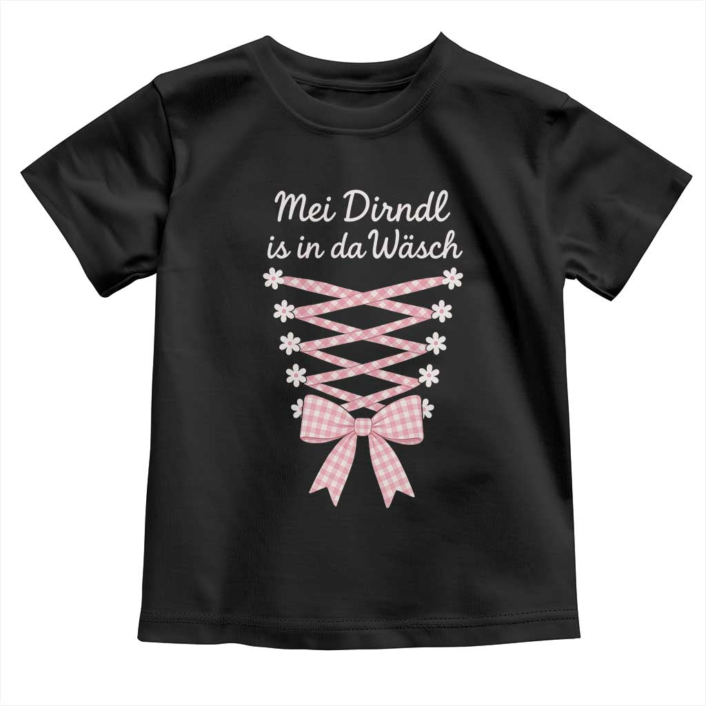 Oktoberfest Dirndl Costume Toddler T Shirt Funny German Bavarian Octoberfest Festival - Wonder Print Shop