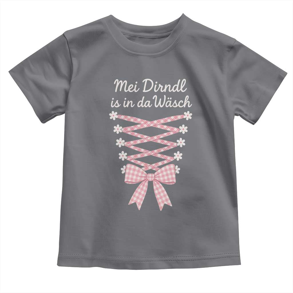 Oktoberfest Dirndl Costume Toddler T Shirt Funny German Bavarian Octoberfest Festival - Wonder Print Shop