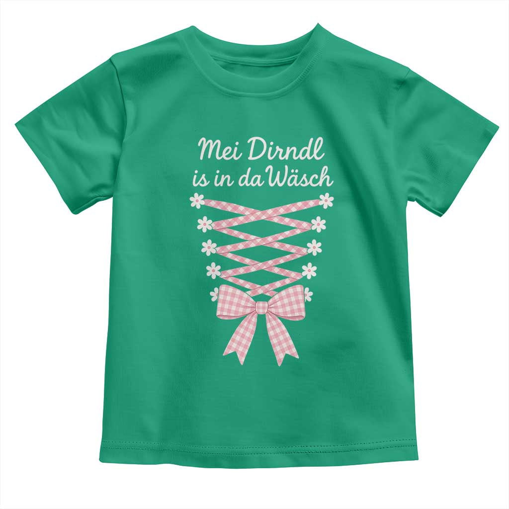 Oktoberfest Dirndl Costume Toddler T Shirt Funny German Bavarian Octoberfest Festival - Wonder Print Shop