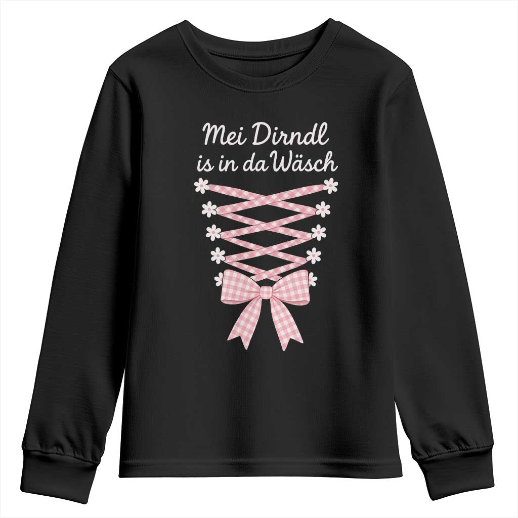 Oktoberfest Dirndl Costume Youth Sweatshirt Funny German Bavarian Octoberfest Festival - Wonder Print Shop
