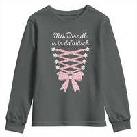 Oktoberfest Dirndl Costume Youth Sweatshirt Funny German Bavarian Octoberfest Festival - Wonder Print Shop