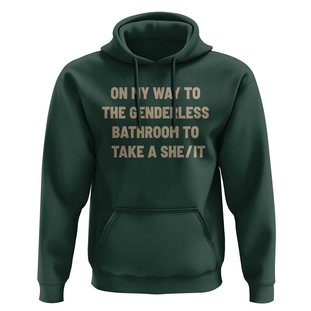 On My Way To The Genderless Bathroom To Take a She/It Hoodie