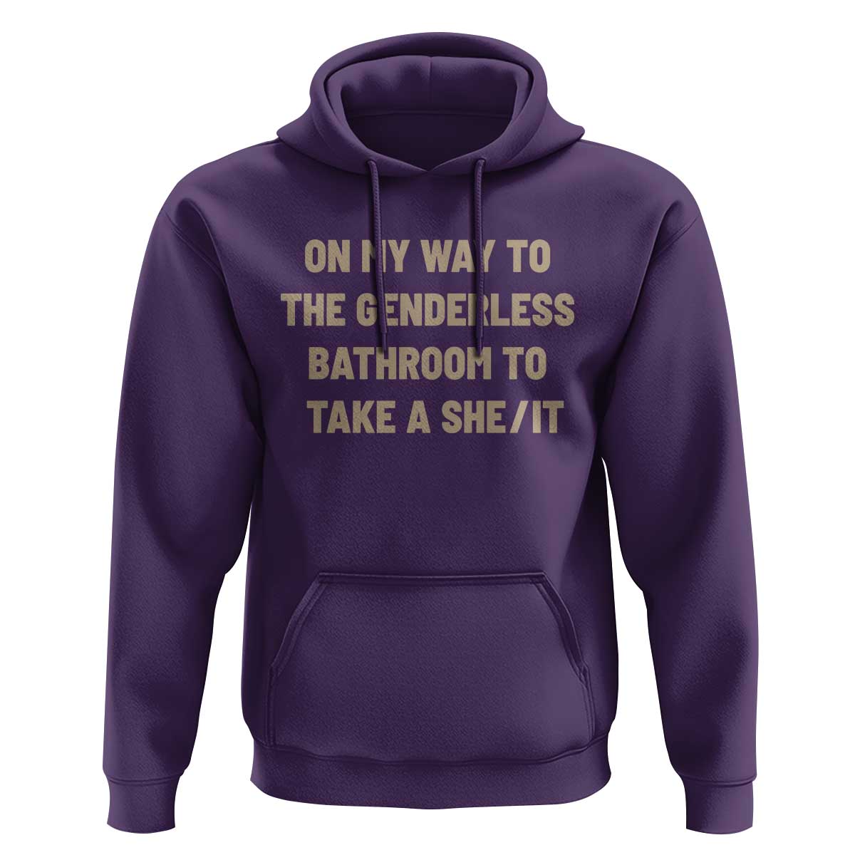 On My Way To The Genderless Bathroom To Take a She/It Hoodie