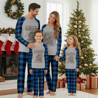 On My Way To The Genderless Bathroom To Take a She/It Plaid Pajama Set Funny Frog Graphic