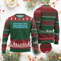 Funny Prostate Cancer Awareness Ugly Christmas Sweater Going Through Chemo Still This Sexy