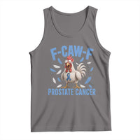 F-Caw-F Prostate Cancer Awareness Chicken Tank Top Funny Blue Ribbon Support