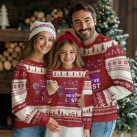 Overdose Awareness Ugly Christmas Sweater Remembering Those We Have Lost Dandelion Purple Ribbon Memorial