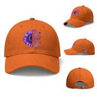 No Story Should End Too Soon Purple Sunflower Overdose Awareness Baseball Cap