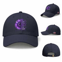 No Story Should End Too Soon Purple Sunflower Overdose Awareness Baseball Cap