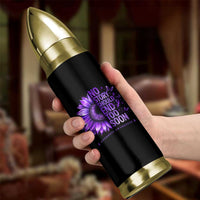 No Story Should End Too Soon Purple Sunflower Overdose Awareness Bullet Tumbler