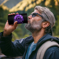 No Story Should End Too Soon Purple Sunflower Overdose Awareness 4 in 1 Can Cooler Tumbler