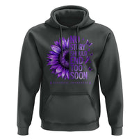 No Story Should End Too Soon Purple Sunflower Overdose Awareness Hoodie