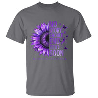 No Story Should End Too Soon Purple Sunflower Overdose Awareness T Shirt