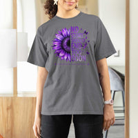 No Story Should End Too Soon Purple Sunflower Overdose Awareness T Shirt For Women