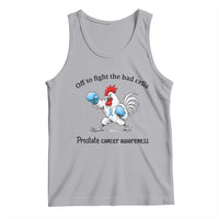 Prostate Cancer Awareness Tank Top Rooster Light Blue Ribbon Survivor Chemotherapy Gift