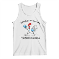 Prostate Cancer Awareness Tank Top Rooster Light Blue Ribbon Survivor Chemotherapy Gift