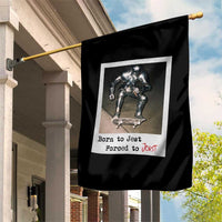 Knights Meme Garden Flag Born to Jest Forced to Joust - Wonder Print Shop