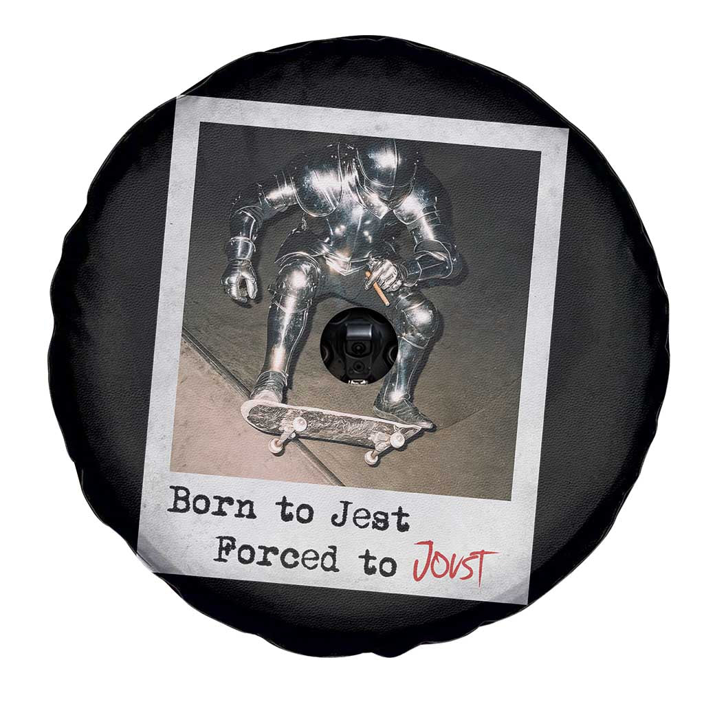 Knights Meme Spare Tire Cover Born to Jest Forced to Joust - Wonder Print Shop