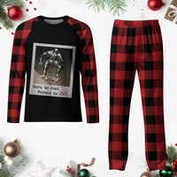 Knights Meme Plaid Pajama Set Born to Jest Forced to Joust - Wonder Print Shop