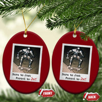 Knights Meme Ceramic Ornament Born to Jest Forced to Joust - Wonder Print Shop