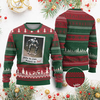 Knights Meme Ugly Christmas Sweater Born to Jest Forced to Joust - Wonder Print Shop