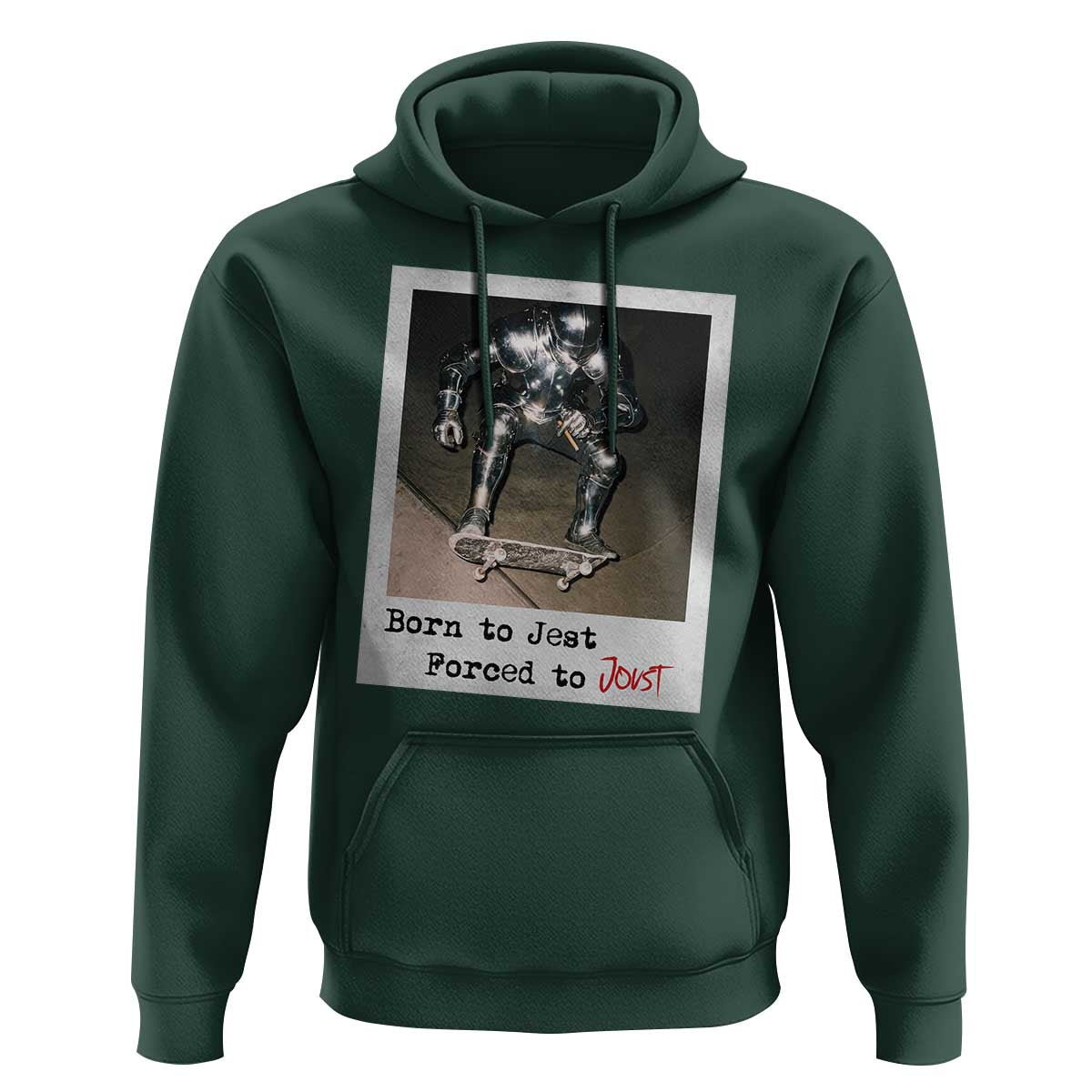 Knights Meme Hoodie Born to Jest Forced to Joust - Wonder Print Shop