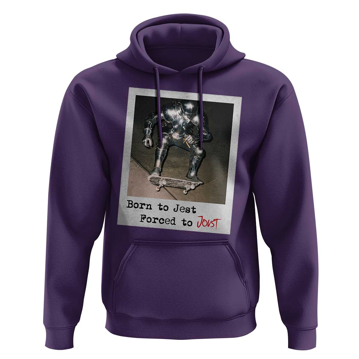 Knights Meme Hoodie Born to Jest Forced to Joust - Wonder Print Shop