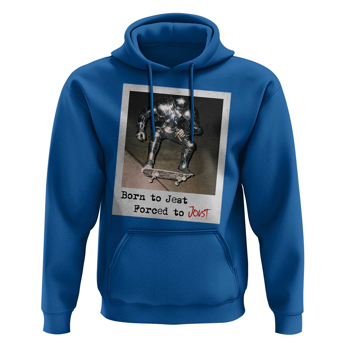 Knights Meme Hoodie Born to Jest Forced to Joust - Wonder Print Shop