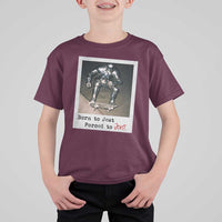 Knights Meme T Shirt For Kid Born to Jest Forced to Joust - Wonder Print Shop