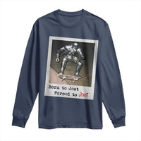 Knights Meme Long Sleeve Shirt Born to Jest Forced to Joust - Wonder Print Shop