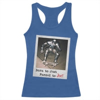 Knights Meme Racerback Tank Top Born to Jest Forced to Joust - Wonder Print Shop