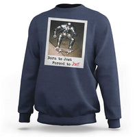 Knights Meme Sweatshirt Born to Jest Forced to Joust - Wonder Print Shop